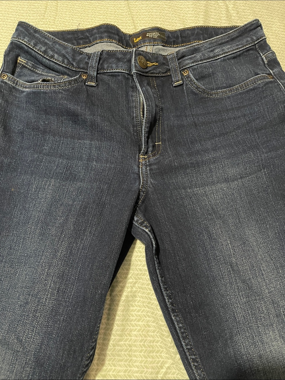 Lee Indigo Straight Leg Jeans - Navy